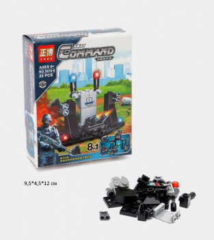 Конструктор арт. 5578-6 Полиция 25 дет. в кор.•