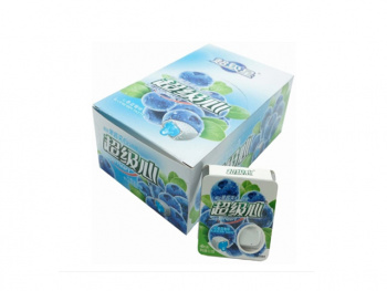 Жевательная резинка арт. 557274/557267 С начинкой "Черника" 13,5 г 30 шт. в кор.',