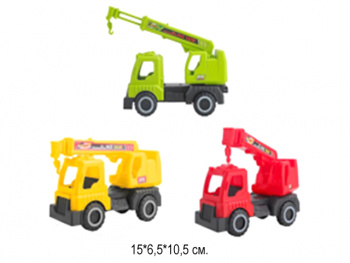 Кран арт. 188-10B На платформе инерц. цвета микс в пак. 15*6,5*10,5