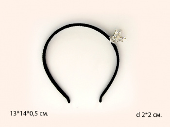 Ободок арт. 337-F "Корона" 1шт. в пак.