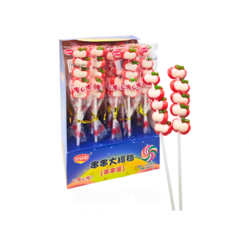 Мармелад арт. 211266-2 На палочке "Яблоки" 14 г 20 шт. в кор.#