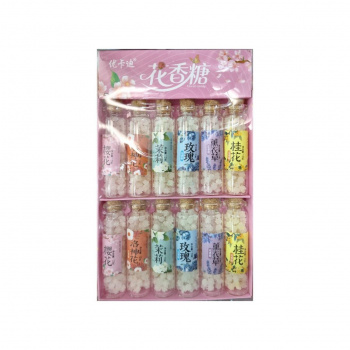 Конфета арт. 241339 Драже "Звездочки" Цветочные ароматы 13 г в банке 12 шт. в кор.,'