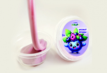 Слайм "Стекло" ягодный, 70 гр