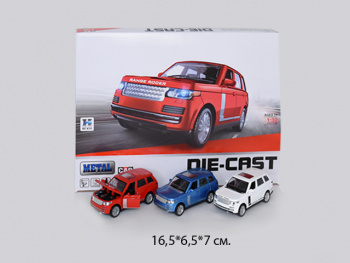 Модель металл. арт. 812F RANGE ROOER (12 шт.) шоубокс/192шт./=_