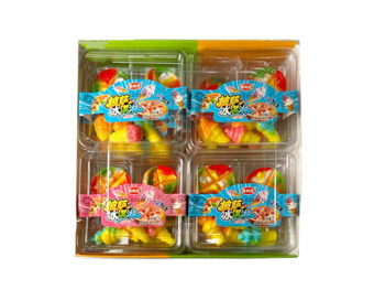 Мармелад арт. 433241 Набор "Фастфуд" 15 г в прозр. кор. 20 шт. упаковка#