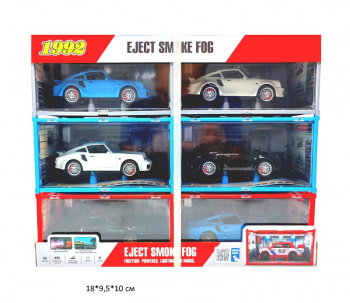 Машина инерц. арт. BSP-1BX Купе ассорти свет, звук, дым 1шт. в кор. (6 шт.) шоубокс_