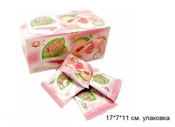Жевательная резинка арт. 22555 "Персик" 30 шт. в кор.