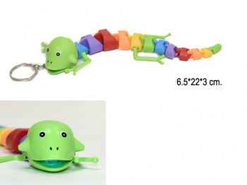 Брелок. арт. WJ108 Хамелеон пластик (48 шт.) шоубокс_/16 шт./