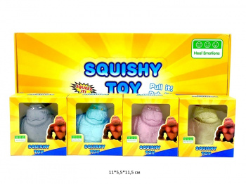 Антистресс арт. XY035 Обезьяна с песком цвета микс 1шт. в кор. (8 шт.) шоубокс_