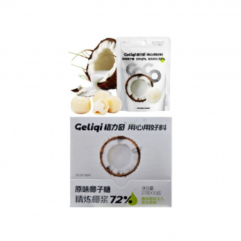 Конфета арт. 829839 Молочная вкус "Кокос" 27 г 10 шт. в кор.*